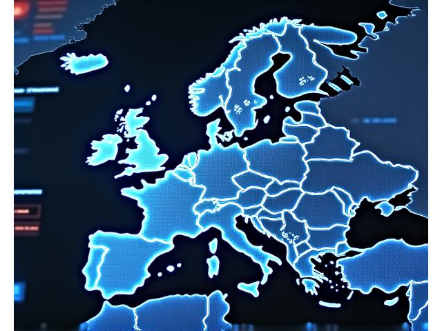 Interactive dashboard displaying real-time regulatory changes on a map of Europe with alert indicators